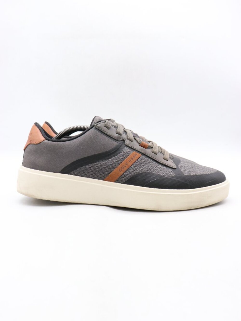 Cole Haan Grand Crosscourt Winner Men's Size 12 M Grey Leather Casual Sneakers
